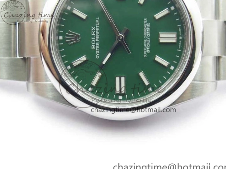 Best 124300 Bracelet Maker BP Green on SS Edition Oyster Dial 41mm Perpetual 0522